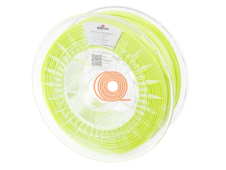 Filament Spectrum PLA Premium Fluorescent Yellow [1,75mm, 1kg]