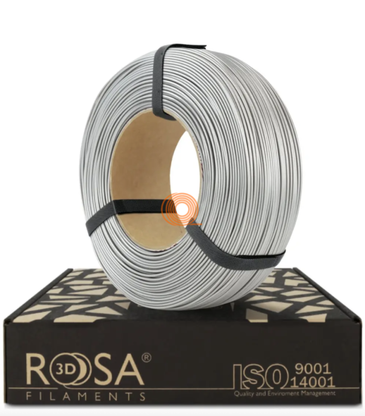 Filament ROSA3D PLA Starter Saténově šedá Refill [1,75mm, 1kg]