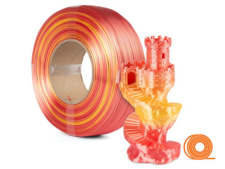 Filament Spectrum SILK RAINBOW Fire Red Refill