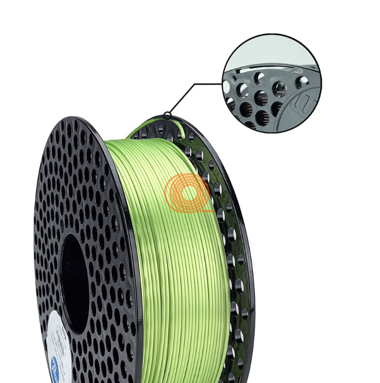 Filament AzureFilm SILK Zielony Pistacjowy [1,75mm, 1kg]