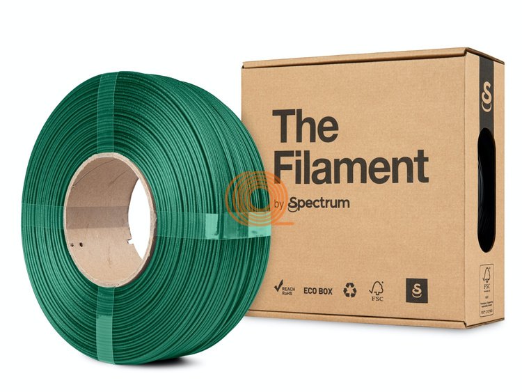 Filament TheFilament PLA CF Zelená Refill [1,75mm, 1kg]
