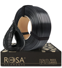 Filament ROSA3D PETG Standard HS Czarny Refill [1,75mm, 1kg]