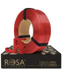 Filament ROSA3D PCTG Červená Transparentní Refill [1,75mm, 1kg]