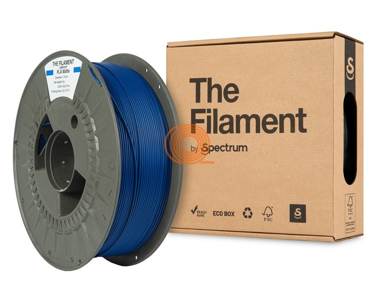 Filament TheFilament PLA MATTE Noční Modrá [1,75mm, 1kg]