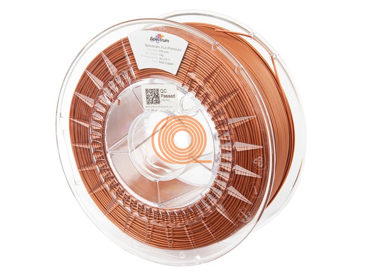 Filament Spectrum PLA Premium Rezavá Měď [1,75mm, 1kg]