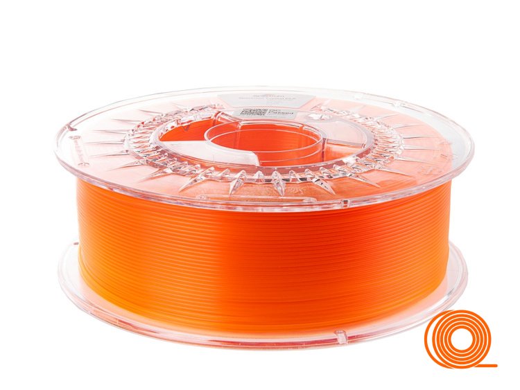 Filament Spectrum PLA Premium Crystal Neonově Oranžová [1,75mm, 1kg]