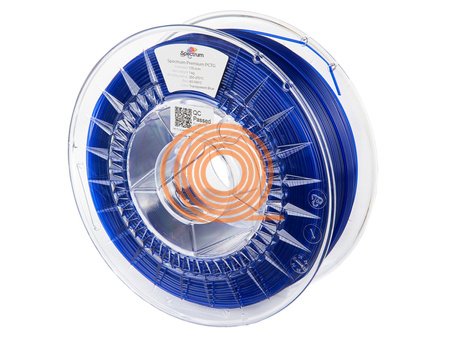 Filament Spectrum PCTG Transparentní Modrá [1,75mm, 1kg]