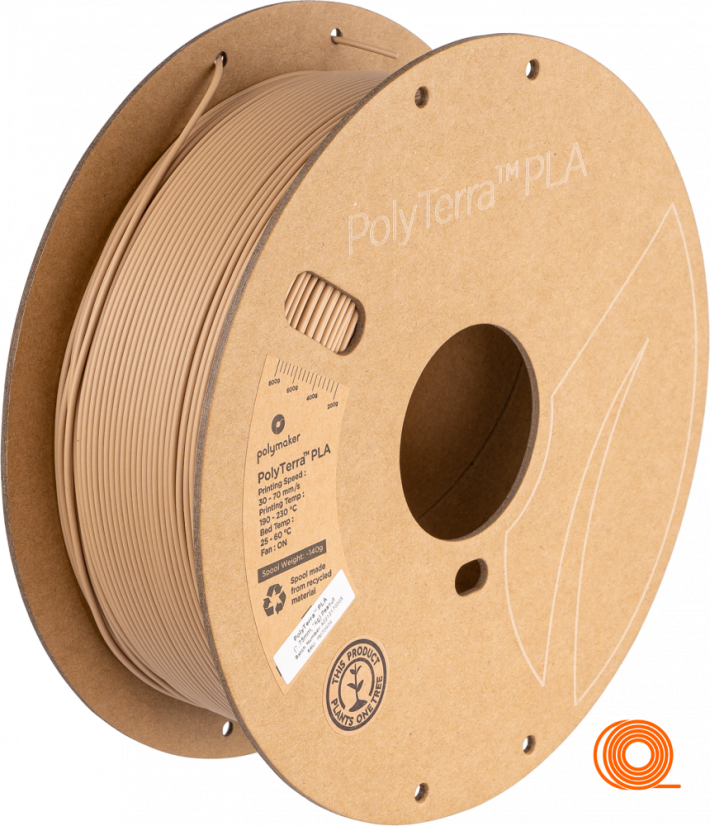 Filament Polymaker PolyTerra PLA Arašídová