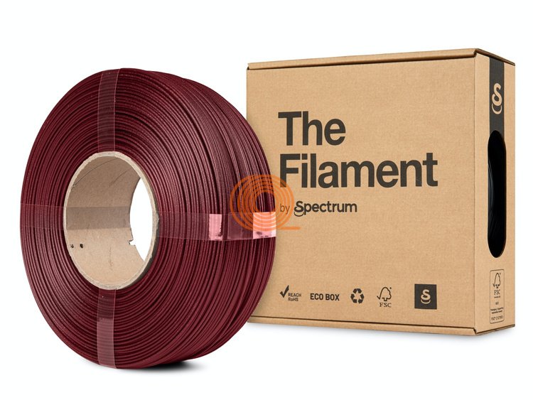 Filament TheFilament PLA CF Červená Refill [1,75mm, 1kg]