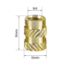 Tepelná závitová vložka (heat insert) M4