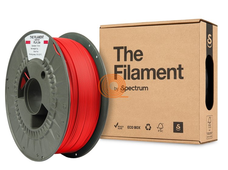 Filament TheFilament PLA Lite Červená [1,75mm, 1kg]