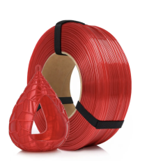 Filament ROSA3D PETG Standard HS Red Transparent Refill [1,75mm, 1kg]