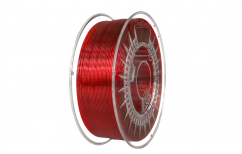 Filament DevilDesign PETG Rubinowo Czerwony Przezroczysty [1,75mm, 1kg]