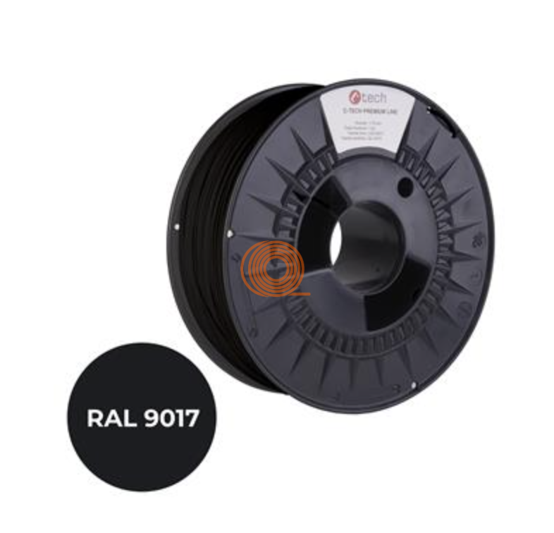 Filament C-TECH Premium Line PLA Černá [1,75mm, 1kg]