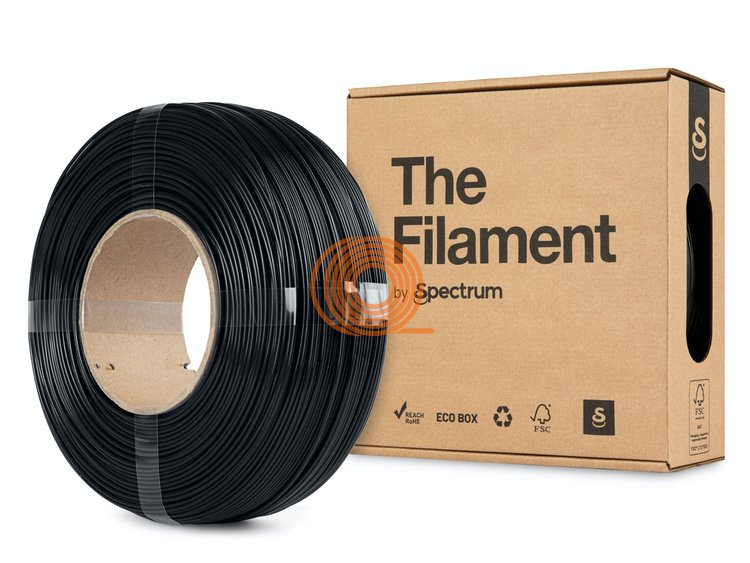 Filament TheFilament PLA High Speed Půlnoční Černá Refill [1,75mm, 1kg]