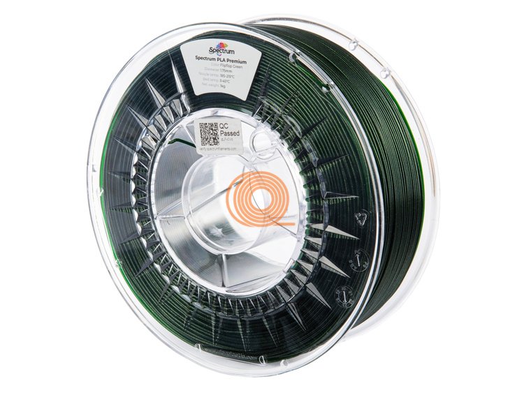 Filament Spectrum PLA Premium FlipFlop Zelená [1,75mm, 1kg]