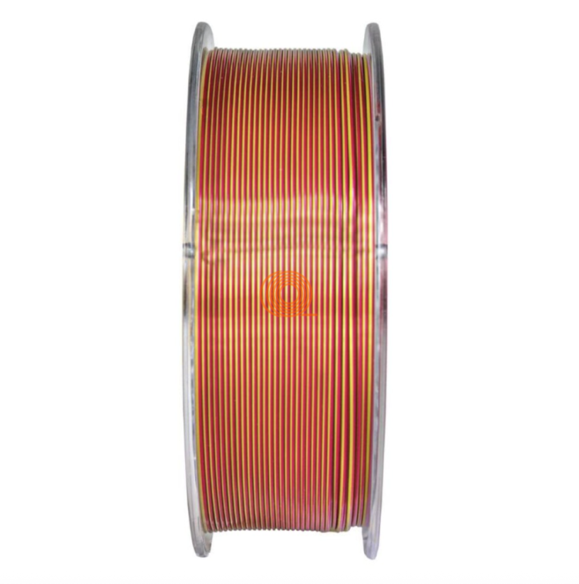 Filament DevilDesign SILK DUAL Tmavo Červená/Złota [1,75mm, 1kg]
