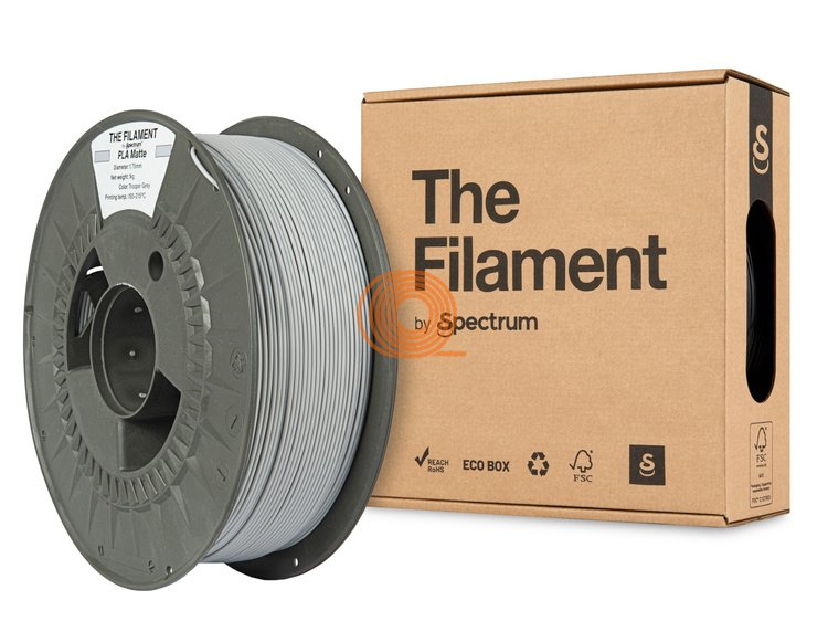 Filament TheFilament PLA MATTE Vojenská Šedá [1,75mm, 1kg]
