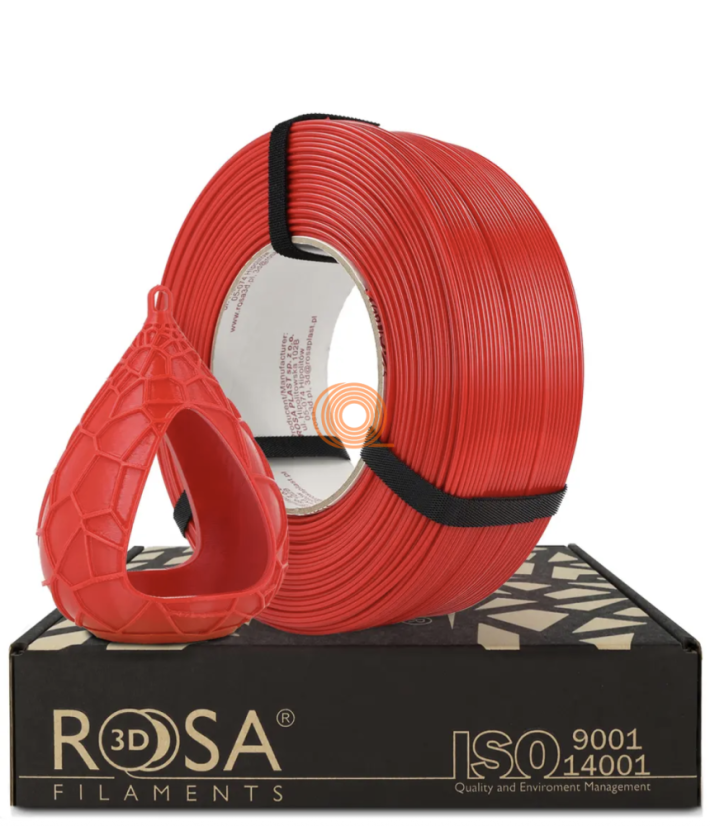 Filament ROSA3D PETG Standard HS Červená Refill [1,75mm, 1kg]