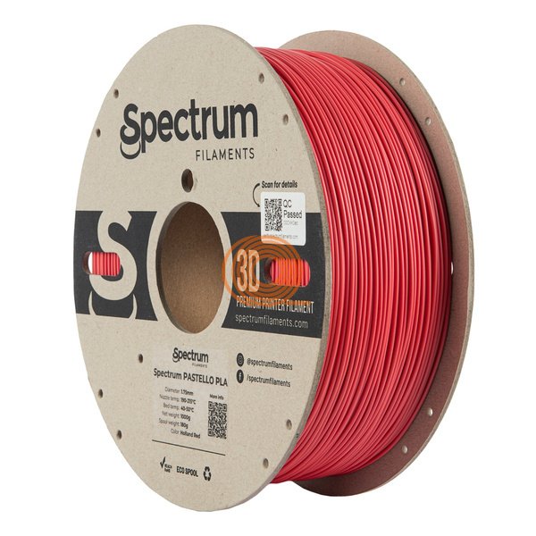 Filament Spectrum PLA Pastel Holandská Červená [1,75mm, 1kg]