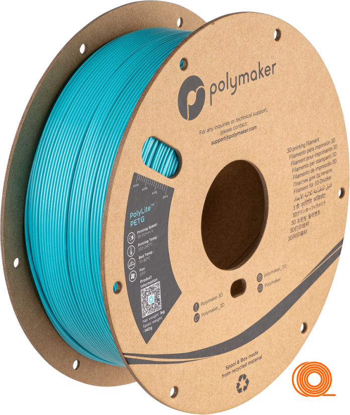 Filament Polymaker PolyLite PETG Teal [1,75mm, 1kg]