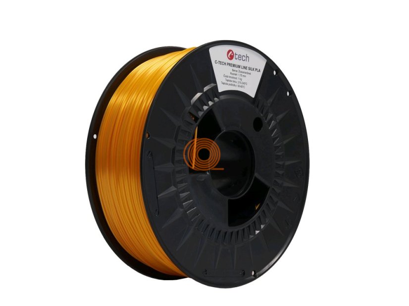 Filament C-TECH Premium Line SILK Žluto Oranžová [1,75mm, 1kg]
