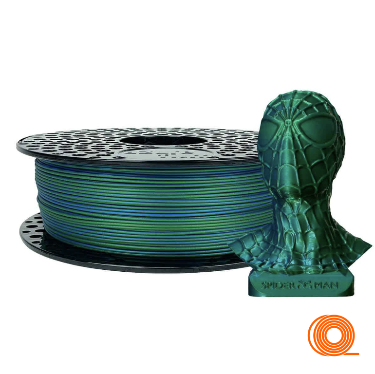 Filament AzureFilm PLA Dual Perleťově Modrá - Zelená