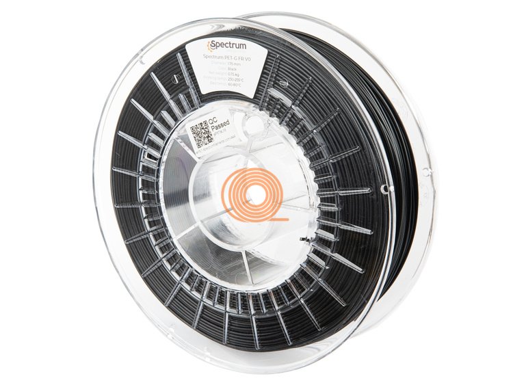 Filament Spectrum PETG/ FR Černá [1,75mm, 0.75kg]