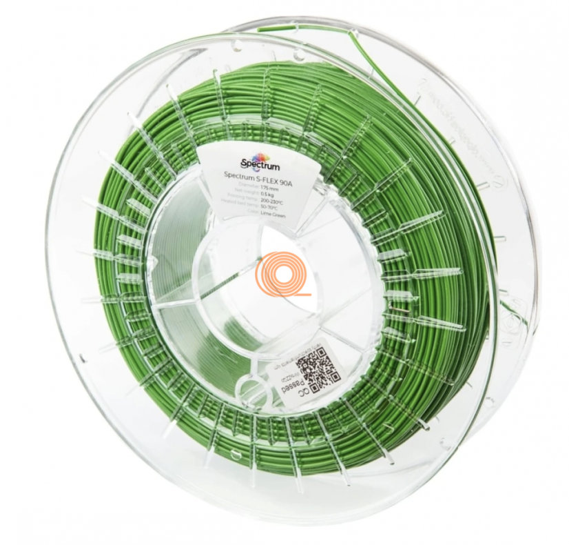 Filament Spectrum S-Flex TPU-90A Lime Green [1,75mm, 0.5kg]
