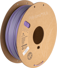 Filament Polymaker PolyTerra PLA Doppelt Nebliges Violett (Grau-Violett) [1,75mm, 1kg]