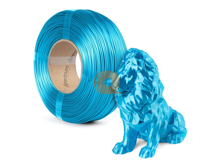 Filament Spectrum SILK Candy Blue Refill [1,75mm, 1kg]