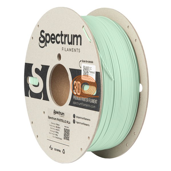 Filament Spectrum PLA Pastel Koktejlová Zelená [1,75mm, 1kg]