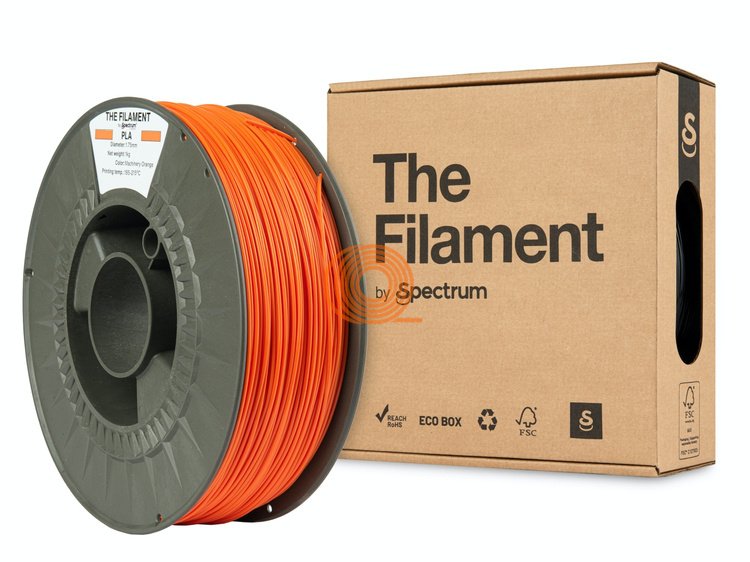 Filament TheFilament PLA Maschinen Orange [1,75mm, 1kg]
