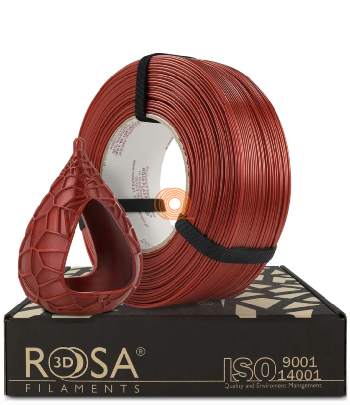 Filament ROSA3D PETG Standard HS Burgundy Red Refill [1,75mm, 1kg]