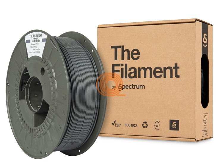 Filament TheFilament PLA MATTE Městská Šedá [1,75mm, 1kg]
