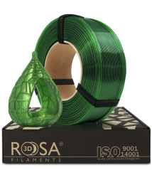 Filament ROSA3D PETG Standard HS Čistá Zelená Refill [1,75mm, 1kg]