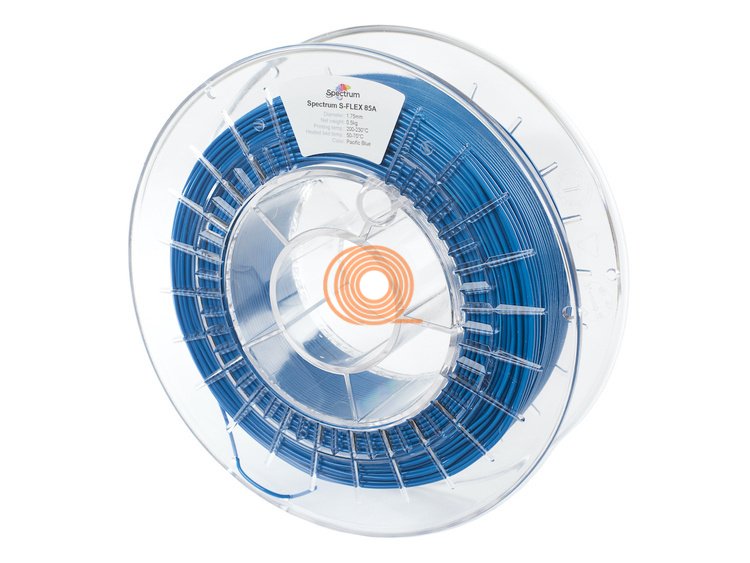 Filament Spectrum S-Flex TPU-85A Tichomorská Modrá [1,75mm, 0.5kg]