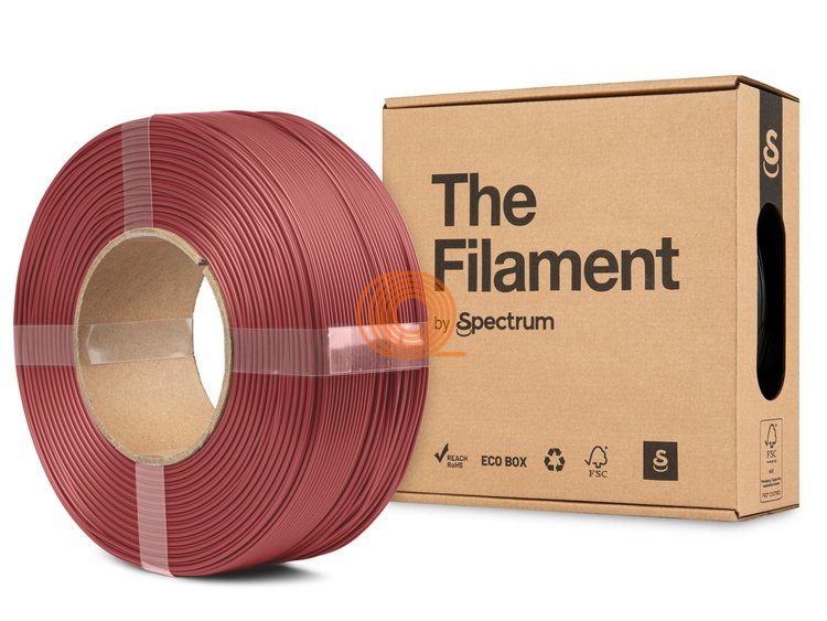 Filament TheFilament PLA MATTE Október Červený Refill [1,75mm, 1kg]