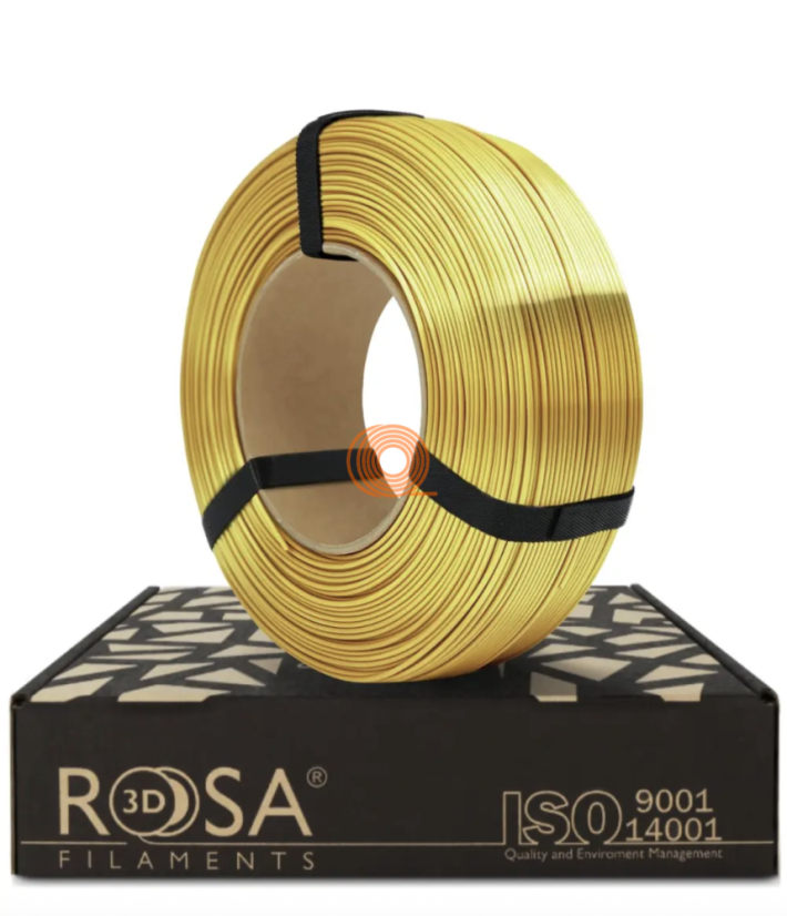 Filament ROSA3D SILK Złota Refill [1,75mm, 1kg]