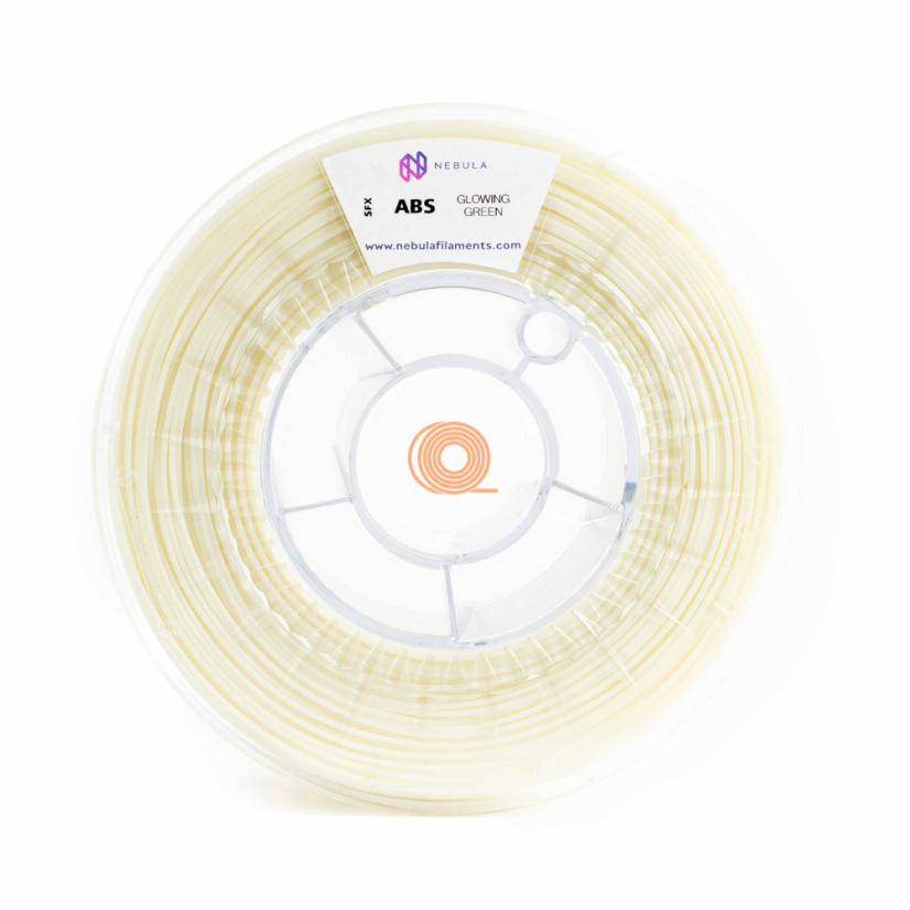Filament Nebula ABS Świecąca Zieleń [1,75mm, 1kg]