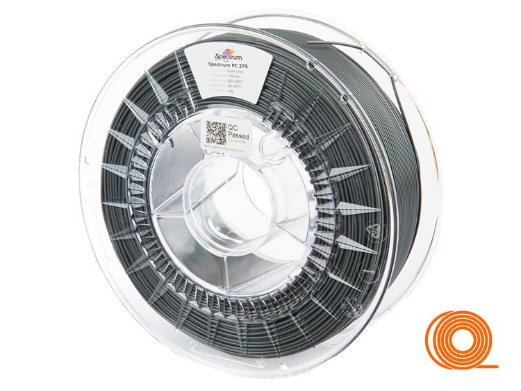 Filament Spectrum PC 275 Železně Šedá [1,75mm, 1kg]