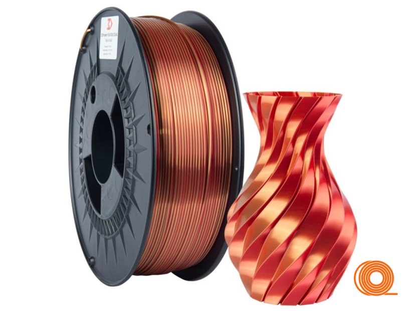 Filament 3DPower SILK Dual Color Red&Gold
