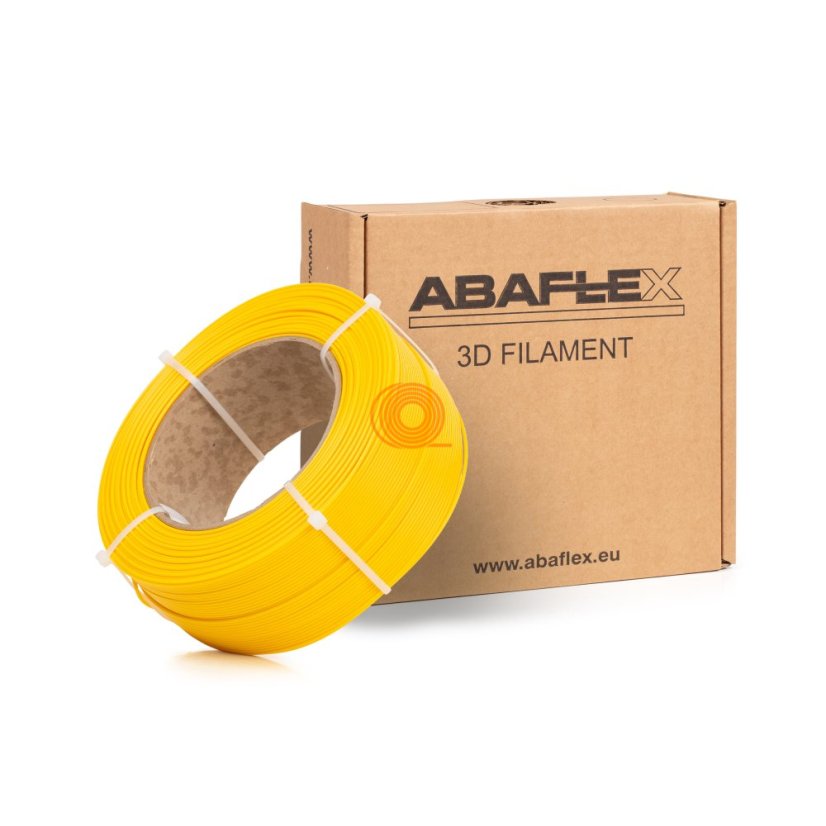 Filament ABAFLEX PETG+ Yellow Refill [1,75mm, 0.75kg]