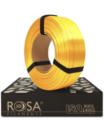 Filament ROSA3D SILK Żółty Refill [1,75mm, 1kg]