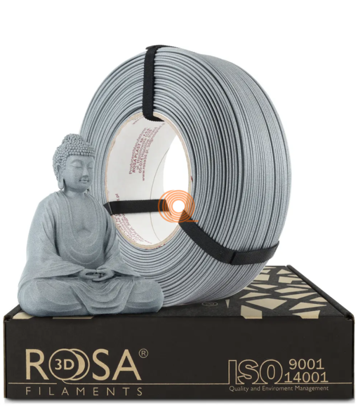 Filament ROSA3D PLA CF MATT Svetlo šedá Refill [1,75mm, 1kg]