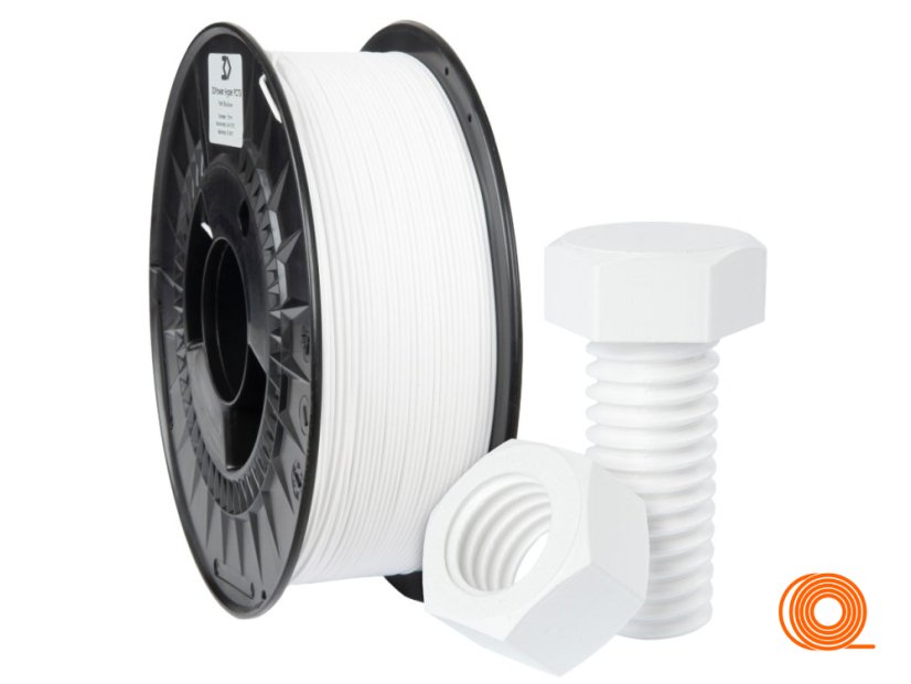 Filament 3DPower PCTG Bílá