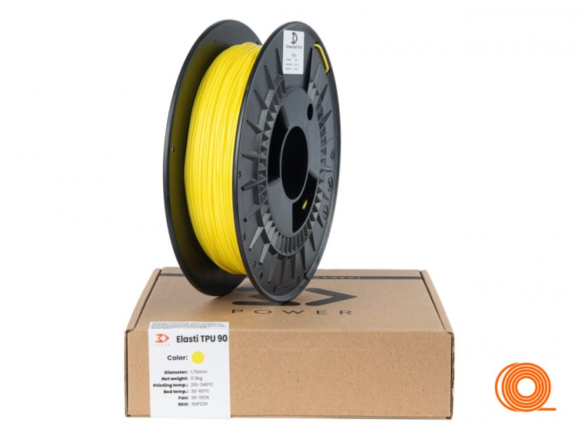 Filament 3DPower TPU 90 Žlutá