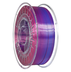 Filament DevilDesign SILK DUAL Perłowy Różowy/Niebieski [1,75mm, 1kg]