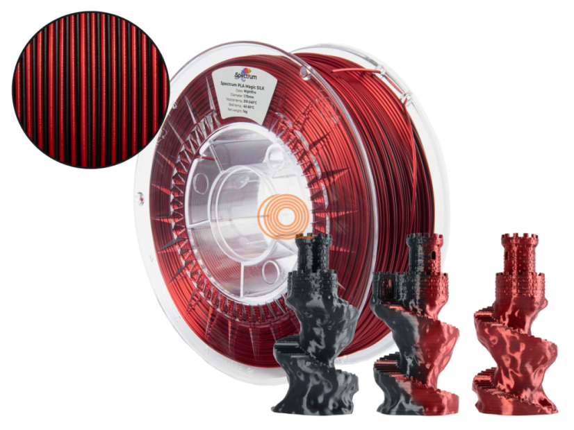 Filament Spectrum SILK MAGIC NightFire [1,75mm, 1kg]