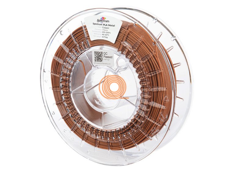 Filament Spectrum PLA Metal Meď [1,75mm, 750g]